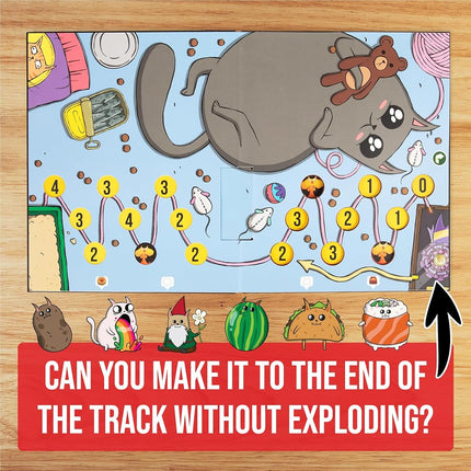Exploding Kittens The Board Game, 2-6 Players, Age 7+