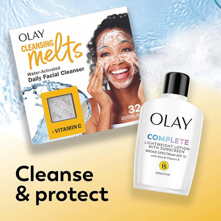 Olay Complete all day moisturizer with sunscreen SPF 15 -sensitive- 4oz (2-pack) by Olay [Beauty]