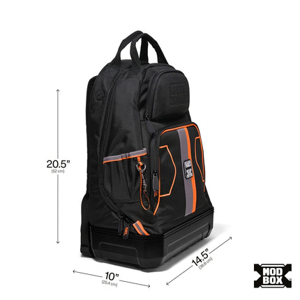 Klein Tools 62201MB MODbox Electrician's Tool Backpack, Customizable Mobile Workstation with 32 Pockets for Maximum Tool Storage