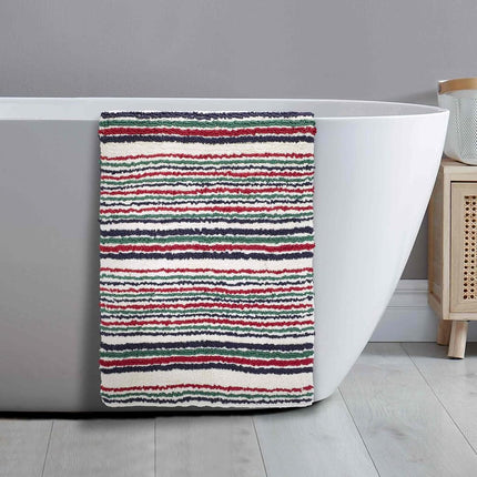 IZOD - Bath Rug, Soft & Absorbent Bath Mat with Non-Skid Backing, Holiday Home Decor (Nordic Collection, 20" x 32")