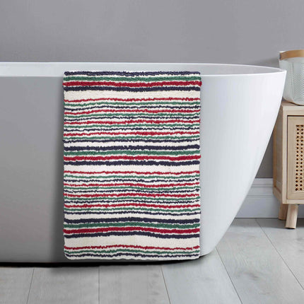 IZOD - Bath Rug, Soft & Absorbent Bath Mat with Non-Skid Backing, Holiday Home Decor (Nordic Collection, 20" x 32")