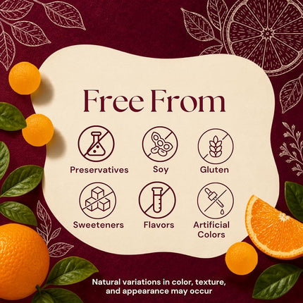 Vitamatic Sugar Free Folic Acid 1 mg Gummies 120 Count Orange Flavor