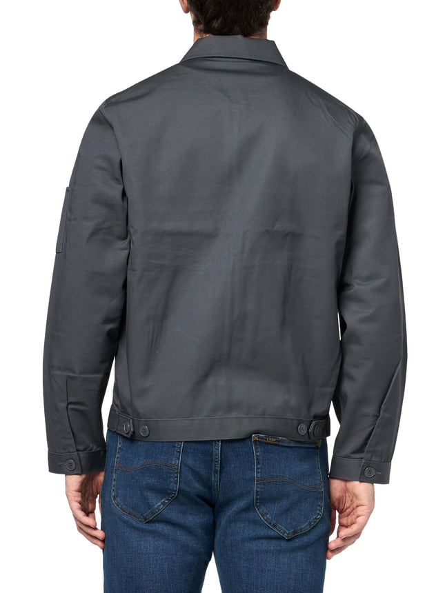 Dickies Men's Unlined Eisenhower Jacket, Charcoal, XX-Large Big Tall