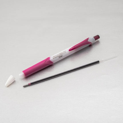 Pentel GlideWrite Ballpoint Pen with TechniFlo Ink, (1.0mm) Medium Line, Burgundy Ink, Box of 12 (BX910-BG)