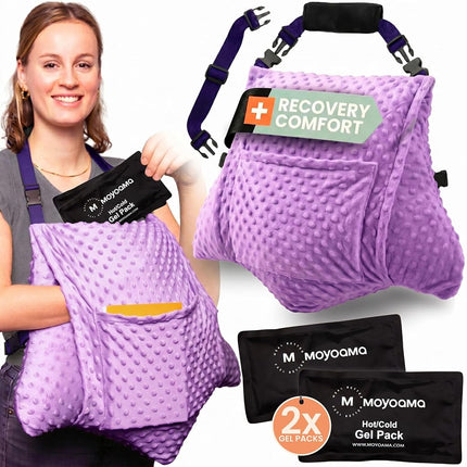 MOYOAMA 3 Pcs Hysterectomy Pillow Set - Incl 2 Gel