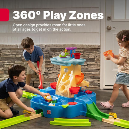 Step2 Putt & Splash Centre Plastic Water Table and Mini Golf Set | Outdoor Toys for the Garden with 30 Accessories | Water Course for Children | 320 x 197 x 73 cm