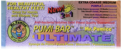Mr. Pumice Ultimate PUMI Bar, 2-in-1 Callus Remove