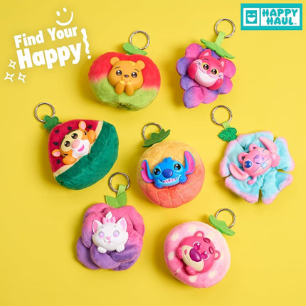 HAPPY HAUL Disney Scents of Style Clip-On Blind Box Plush, Scented Vinyl-Head Plush Clip-On Collectible Toy, 11 cm Stuffed Toy, Short-Run Drop, Ages 8 and up