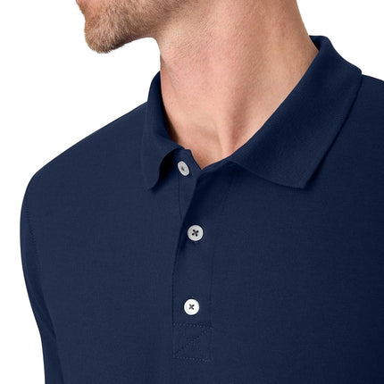 Hanes Men's FreshIQ Polo Shirt, Men’s X-Temp Polo Shirt, Moisture-Wicking Performance Polo Shirt, Navy, XXL