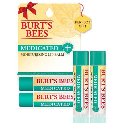 Burt's Bees 100% Natural Medicated Moisturizing Li