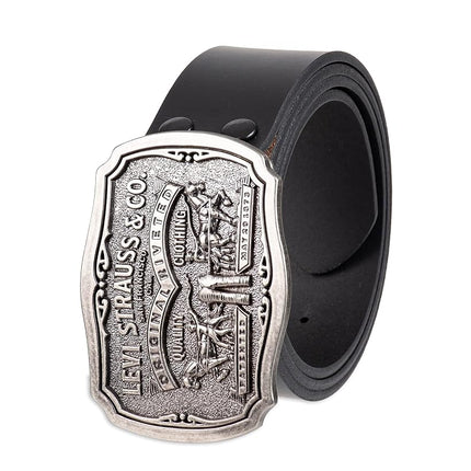 Levi's Men's Vegetable Leather Belt, Black, 44