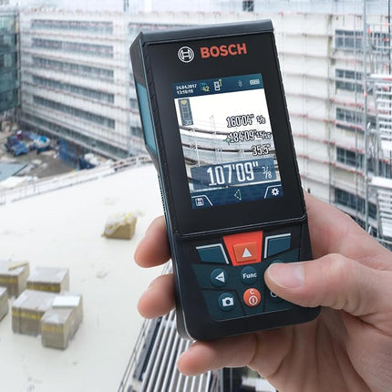 Bosch GLM400CL Blaze Outdoor Laser Measure with Camera, 400'