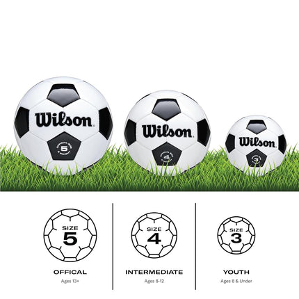 Balón de fútbol tradicional Wilson (3)