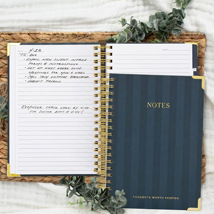 Aesthetic Thick Spiral Notebook With Tabs - Premium Journal For Women Size B5 - College Ruled Note Book With 300 Lined Pages and Dividers - Perfect For Writing And Staying Organized at Work or School