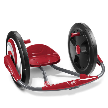 Radio Flyer Cyclone Three Wheel 306 Degree Spin Arm Powered Trike for Hours of Outdoor Fun for Ages 3-7