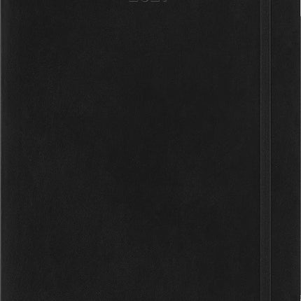 Moleskine - 2027-12 Month Weekly Notebook Soft Cover Diary - Extra Large - Black