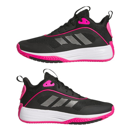 adidas Men's Ownthegame 3.0 Core Black/Iron Met./Shock Pink 12.5 UK 48 EU