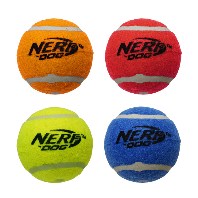 Nerf Dog Squeak Tennis Balls, Medium