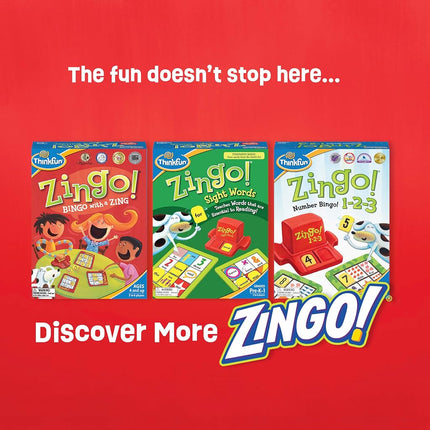 ThinkFun Zingo! Word Builder Educational Spelling Game for Kids Ages 5+