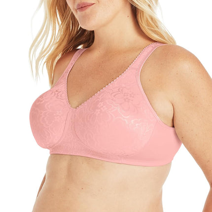 Playtex Women's 18 Hour Ultimate Lift and Support Wire Free Bra, Gentle Peach, 38DD
