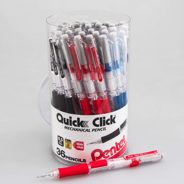Pentel Quick Click Mechanical Pencil, (0.5mm) Fine