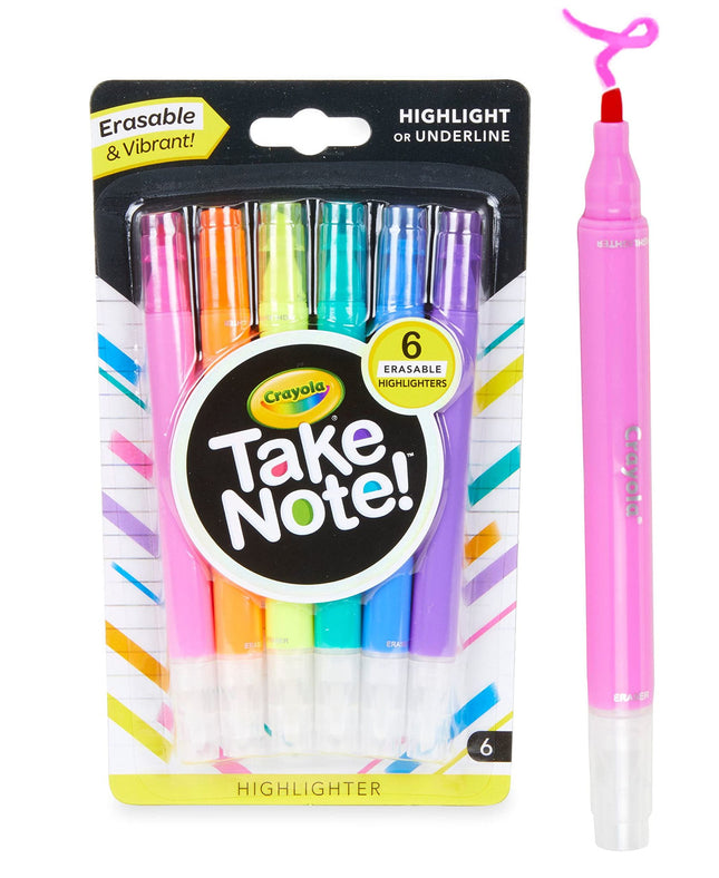 CRAYOLA MARCADORES TEXTUALES 6/PAQ 58-6504