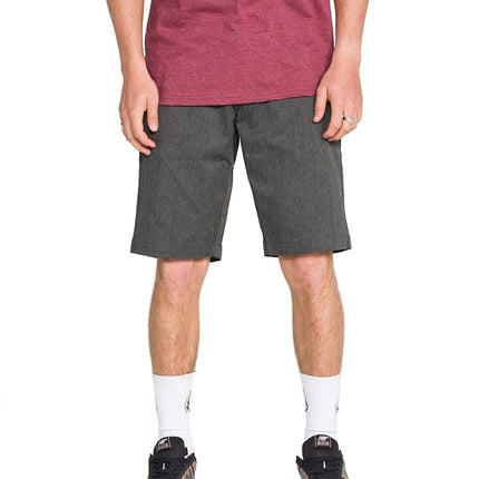 Volcom Men's Vmonty Stretch 22 Shorts, Charcoal Heather, 34