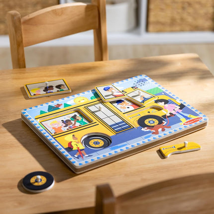 Melissa & Doug The Wheels On The Bus Sound Puzzle