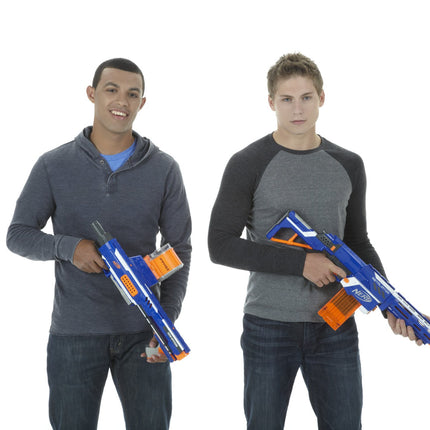NERF Rampage N-Strike Elite Bláster de juguete con tambor de 25 dardos y tiro rápido para niños, adolescentes y adultos (exclusivo de Amazon)
