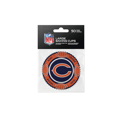 NFL Chicago Bears 50-Piece Large Baking Cups