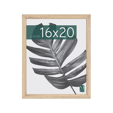MCS Industries Inc 63732 16x20 Inch Studio Gallery, Natural Woodgrain Frames, 16x20