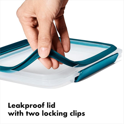 OXO Prep & Go Salad Container, 1.5 Litre / 6.3 Cups, 34 x 20 x 23 cm White