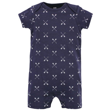 Hudson Baby Unisex Cotton Rompers, Forest, 18-24 Months
