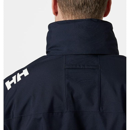 Helly Hansen Men's Crew Hooded Jacket 2.0, Navy, XL