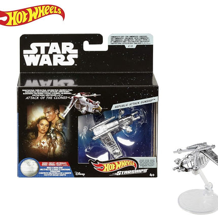 Hot Wheels Star Wars Commemorative Series Republic Attack Gunship Starship