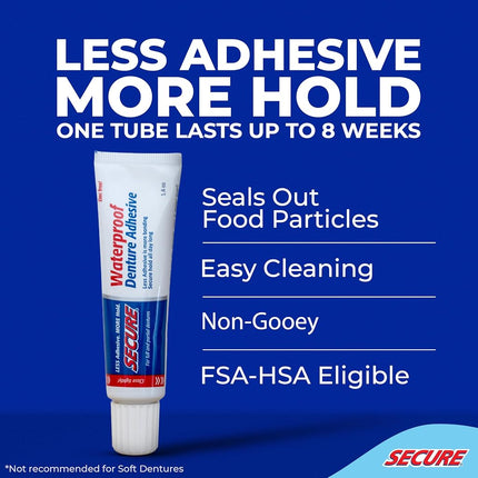 Secure Denture Adhesive Cream 1.4 oz.(40 g)
