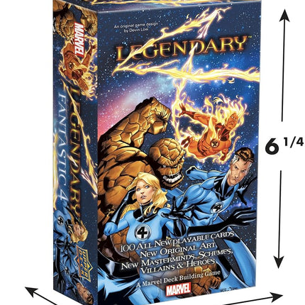 MARVEL Legendary Juego de cartas de expansión Los 4 Fantásticos