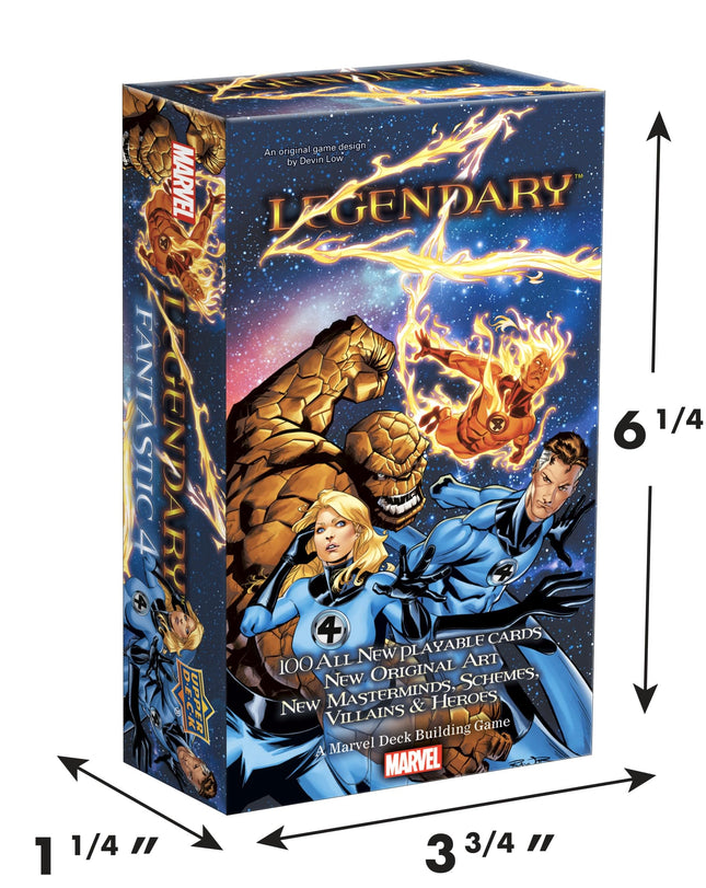 MARVEL Legendary Juego de cartas de expansión Los 4 Fantásticos