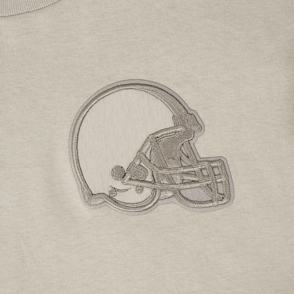 Pro Standard Mens NFL Cleveland Browns Neutral Short Sleeve Tee Taupe XL