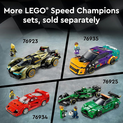LEGO® Speed Champions Ferrari F40 Supercar 76934 Buildable Vehicle, Toy Model Car Playset with Driver Minifigure, Collectible Building Set for Kids, Toy for Boys and Girls