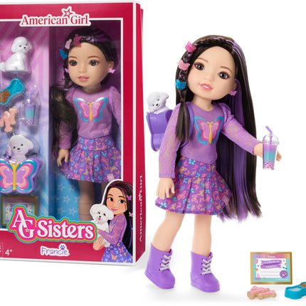 American Girl, AG Sisters Francie Doll, with Brown