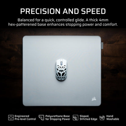 Corsair MM PRO Control Cloth Medium Gaming Mouse Pad – Grey