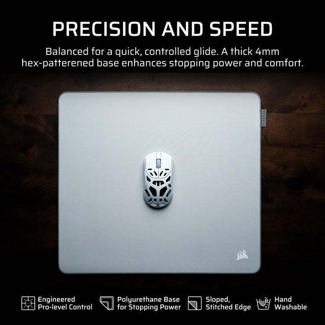 Corsair MM PRO Control Cloth Medium Gaming Mouse Pad – Grey