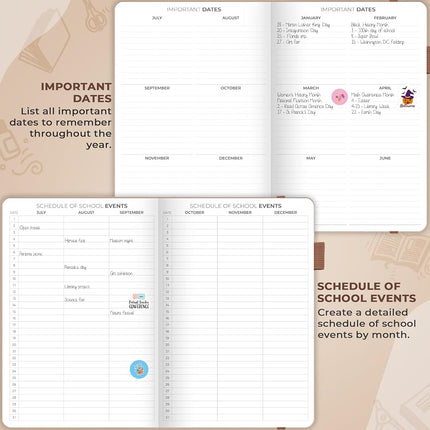 Clever Fox Teacher Planner – School Year Planner with Calendars & Lesson Plans – Teacher Plan Book for Classroom & Homeschool Organization - Undated, Hardcover (Rose Gold), A5 (5.8'' x 8.3'')