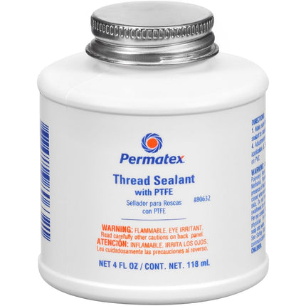 Permatex 80632-12PK Thread Sealant with PTFE, 4 oz