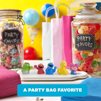 Sesame Street 5 Piece Finger Puppet Set - Party Favors, Educational, Bath Toys, Floating Pool Toys, Beach Toys, Finger Toys, Playtime
