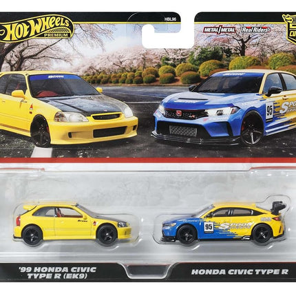 Hot Wheels Premium Honda Civic, Car Culture 2-Pack