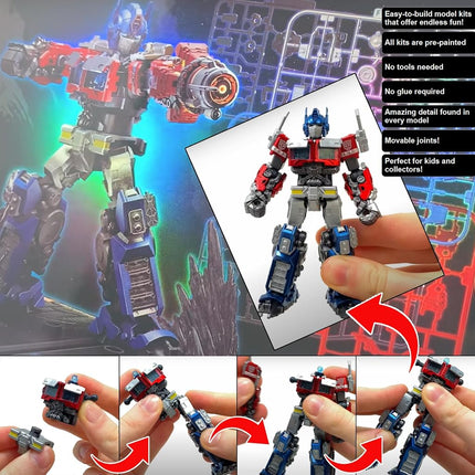 Blokees Figures - Transformers (Limited Model Kit) 71172-Transformers AE03 -Sound Wave (20cm) （Luminous Eyes）
