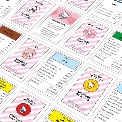 Winning Moves Monopoly Hello Kitty Board Game for 2 Players, Ages 6+
