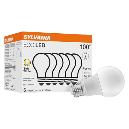 Sylvania ECO LED A19 Light Bulb, 100W Equivalent, 